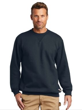Carhartt Midweight Crew Neck Sweatshirt Size Large in New Navy